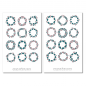 Preview: Christmas Wreath Sticker Set