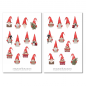 Preview: Gnome Christmas Sticker Set