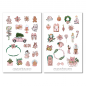 Preview: Christmas Pink Sticker Set