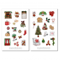 Preview: Mädchen Weihnachten Sticker Set