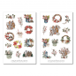 Preview: Weihnachten Baumwolle Sticker Set