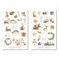 Preview: Wald Tiere Sticker Set