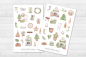 Preview: Weihnachten Sticker Set