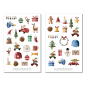 Preview: Weihnachten Sticker Set