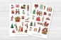 Preview: Weihnachten Sticker Set