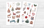 Preview: Weihnachten Spielzeug Sticker Set