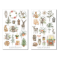 Preview: Forest Animals Christmas Sticker Set