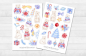 Preview: Christmas Polar Bear Sticker Set