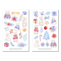 Preview: Weihnachten Eisbär Sticker Set