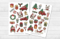 Preview: Christmas Gifts Sticker Set