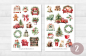 Preview: Cozy Christmas Sticker Set