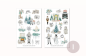Preview: Weihnachten Sticker Set