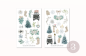 Preview: Weihnachten Sticker Set