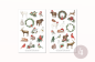 Preview: Weihnachten Sticker Set