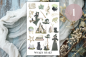 Preview: Hexe Stickerbogen