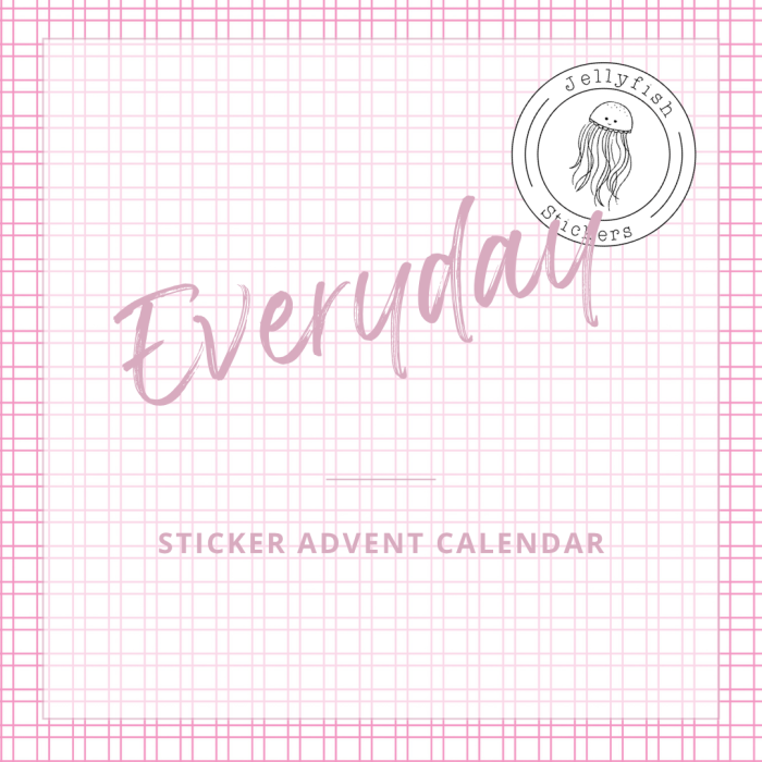 VORBESTELLUNG + BONUS - Sticker Adventskalender 2026: EVERYDAY