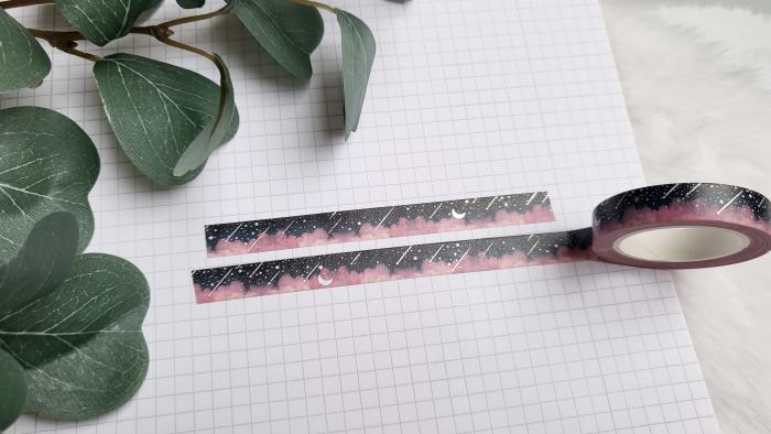 Washi Tape Sternschnuppen