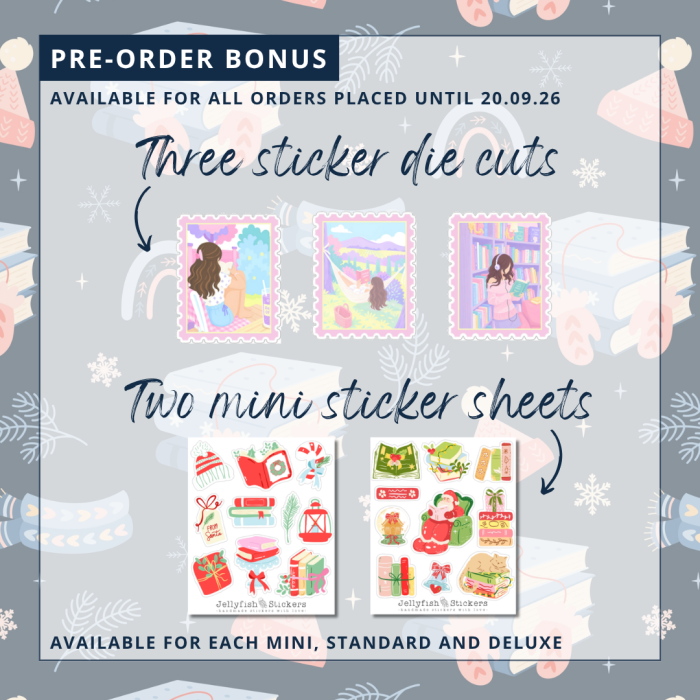 VORBESTELLUNG + BONUS - Sticker Adventskalender 2026: BOOK LOVER
