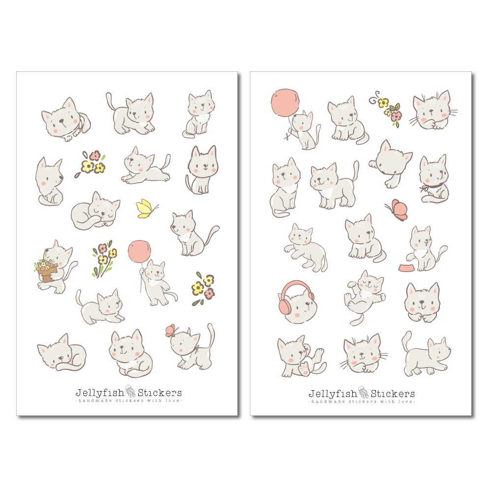 Cats Sticker Set