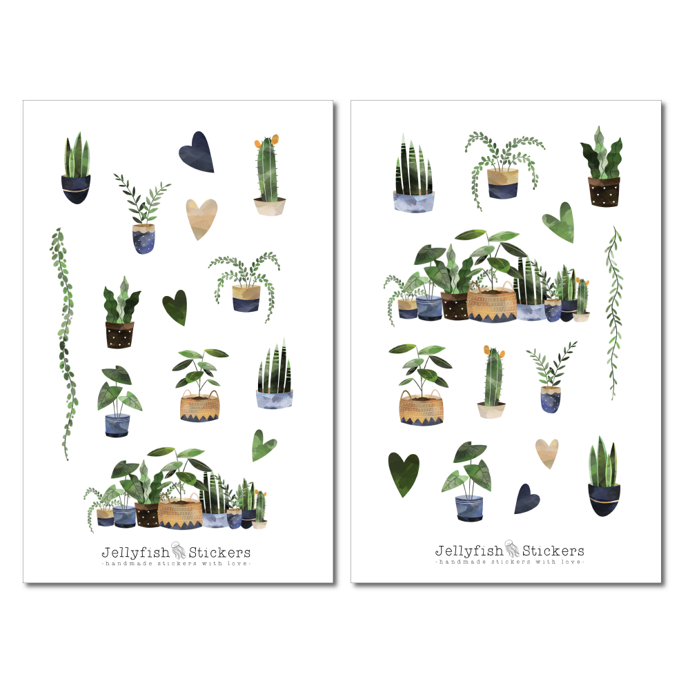 Houseplants Sticker Set