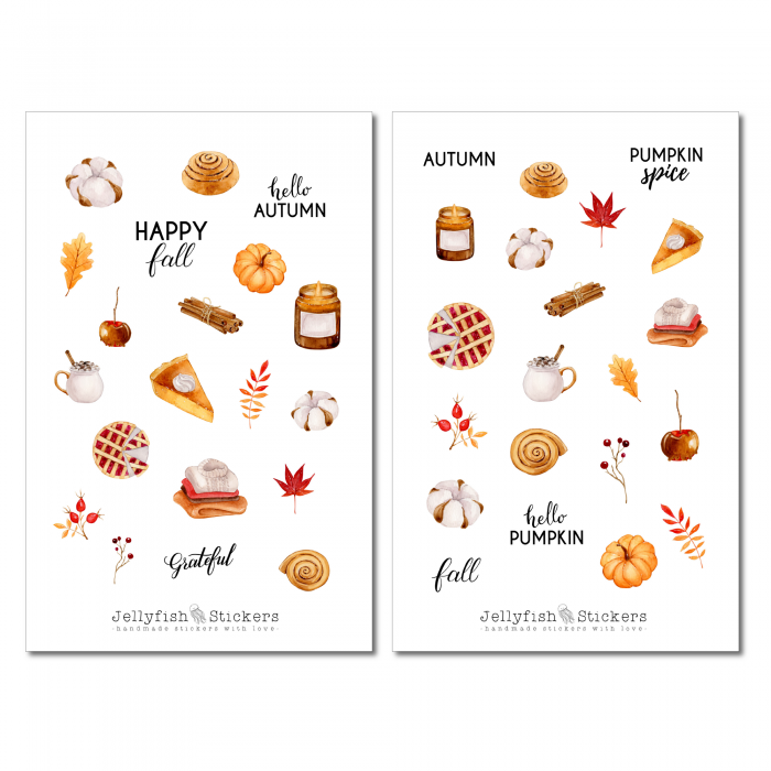 Herbst Sticker Set