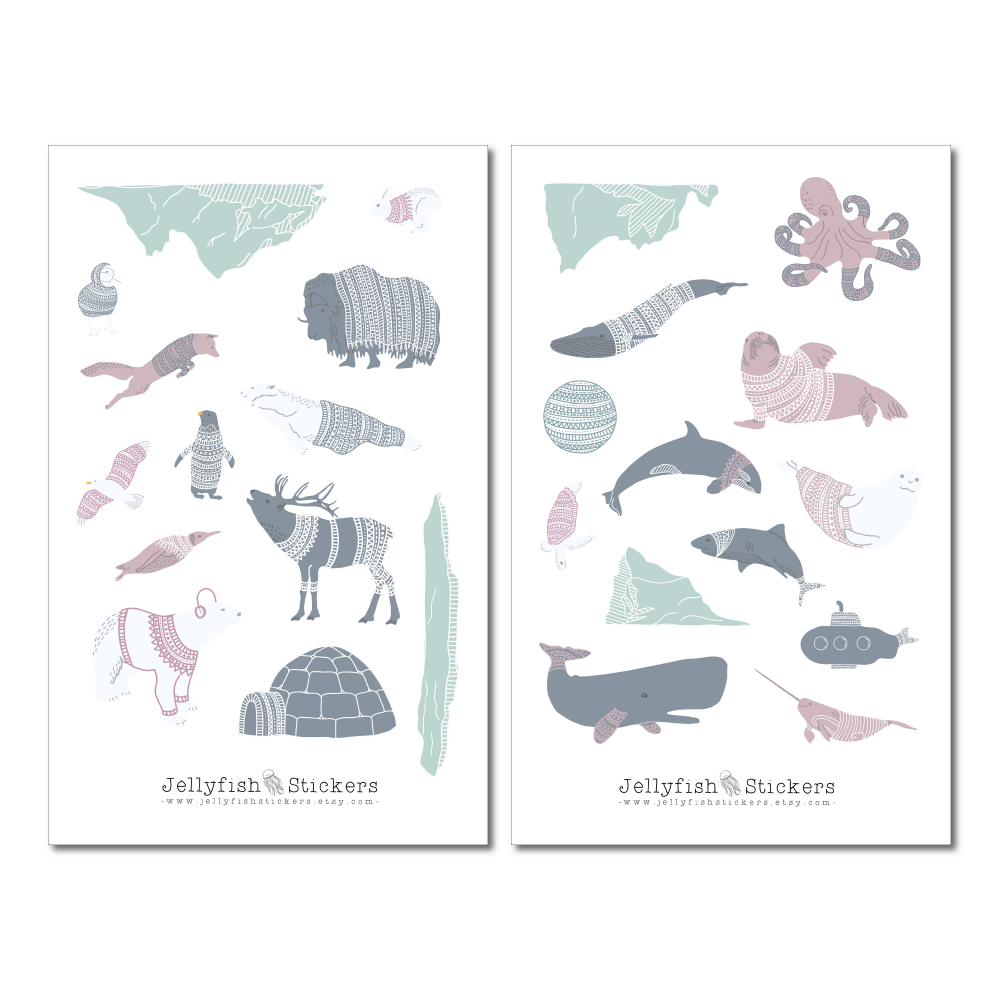 Arctic Sticker Set