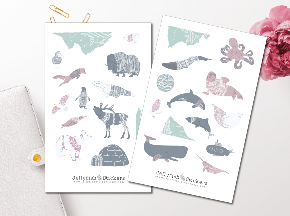 Arctic Sticker Set