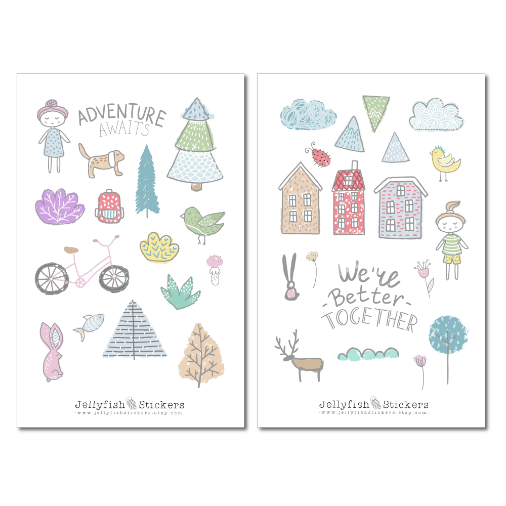 Adventure Sticker Set
