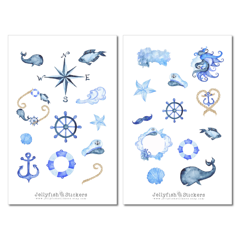 Maritime Sticker Set