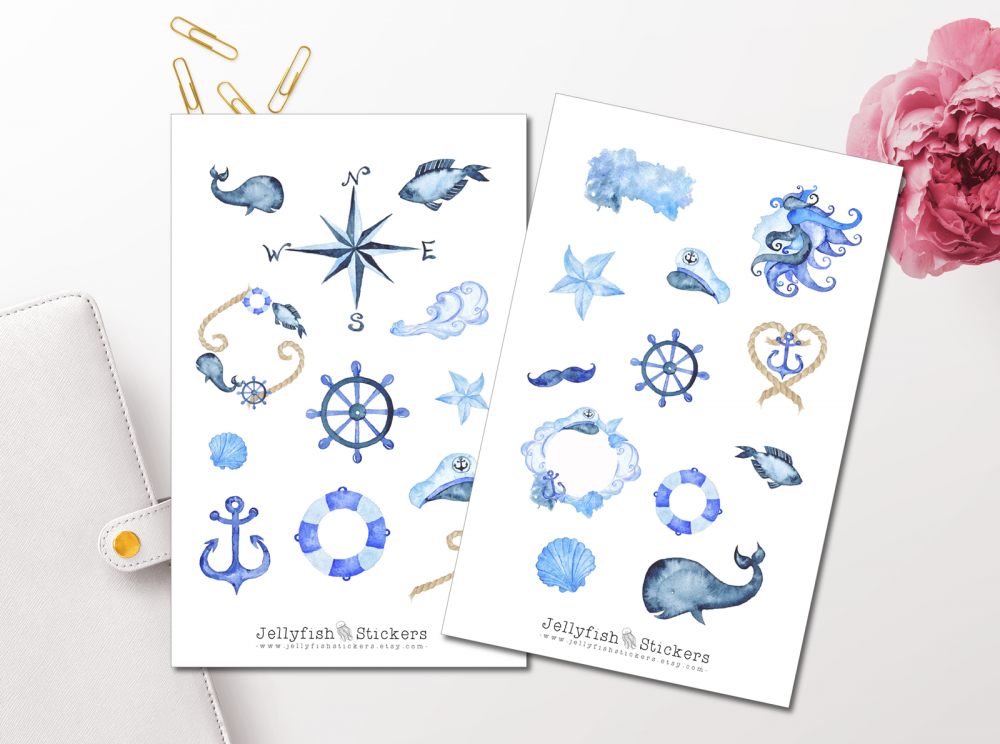 Maritime Sticker Set