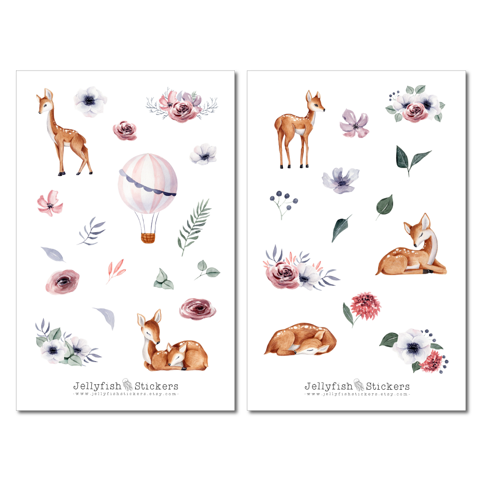 Rehe Sticker Set