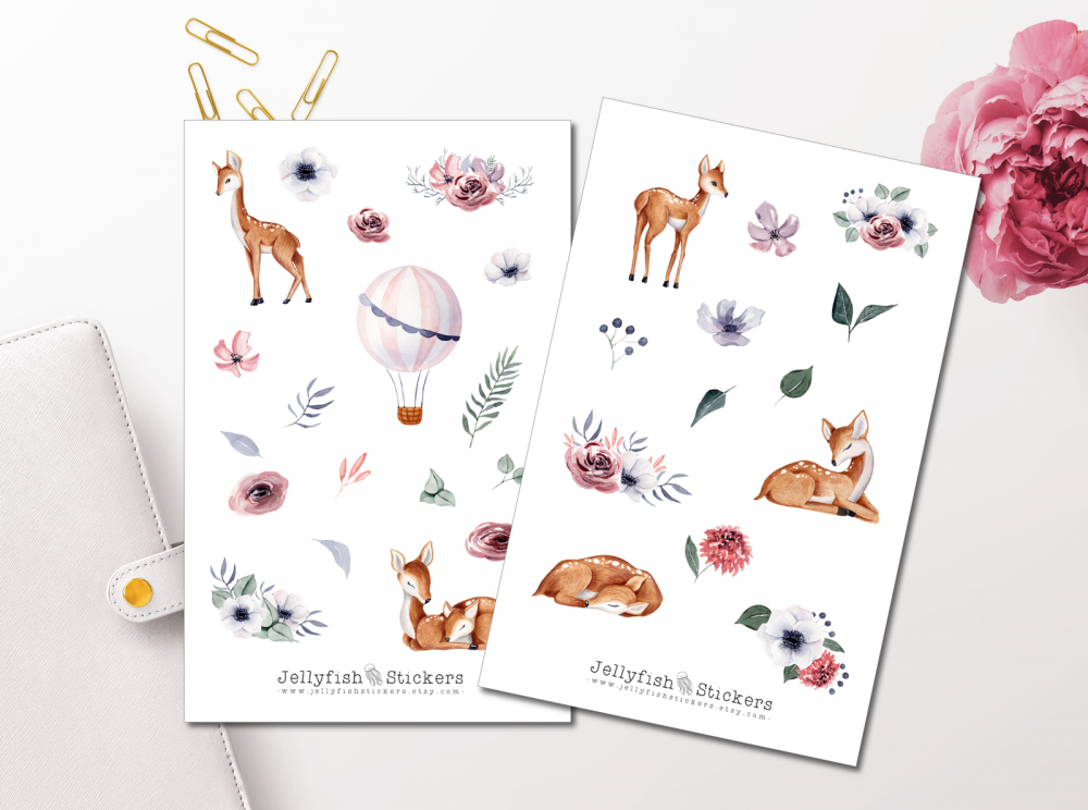 Rehe Sticker Set