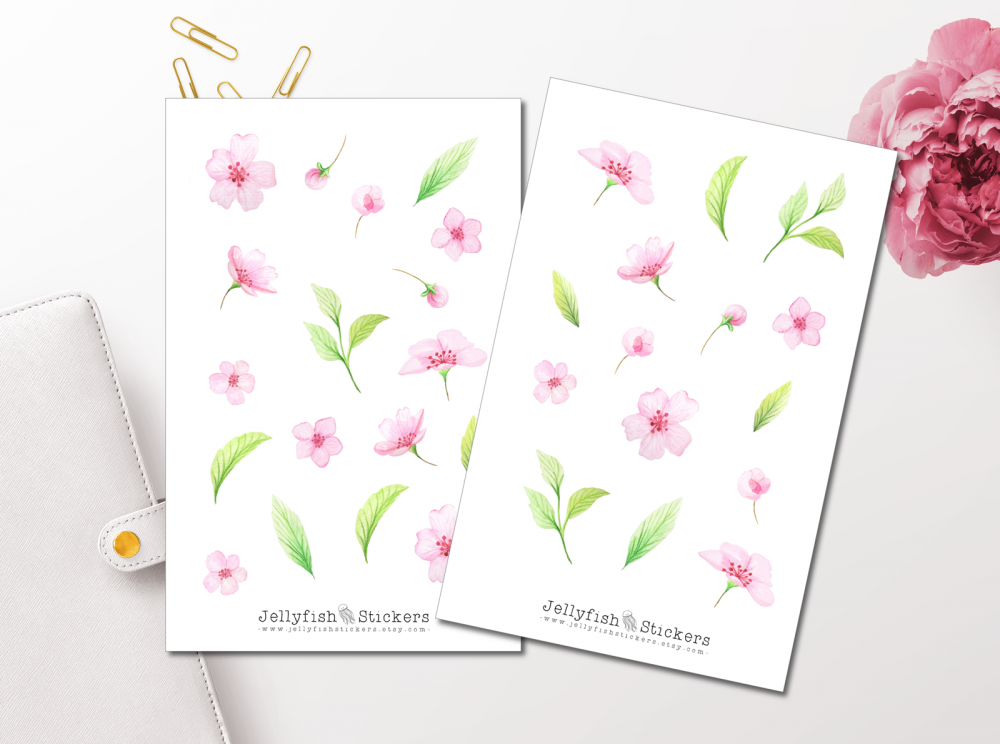 Cherry Blossoms Sticker Set