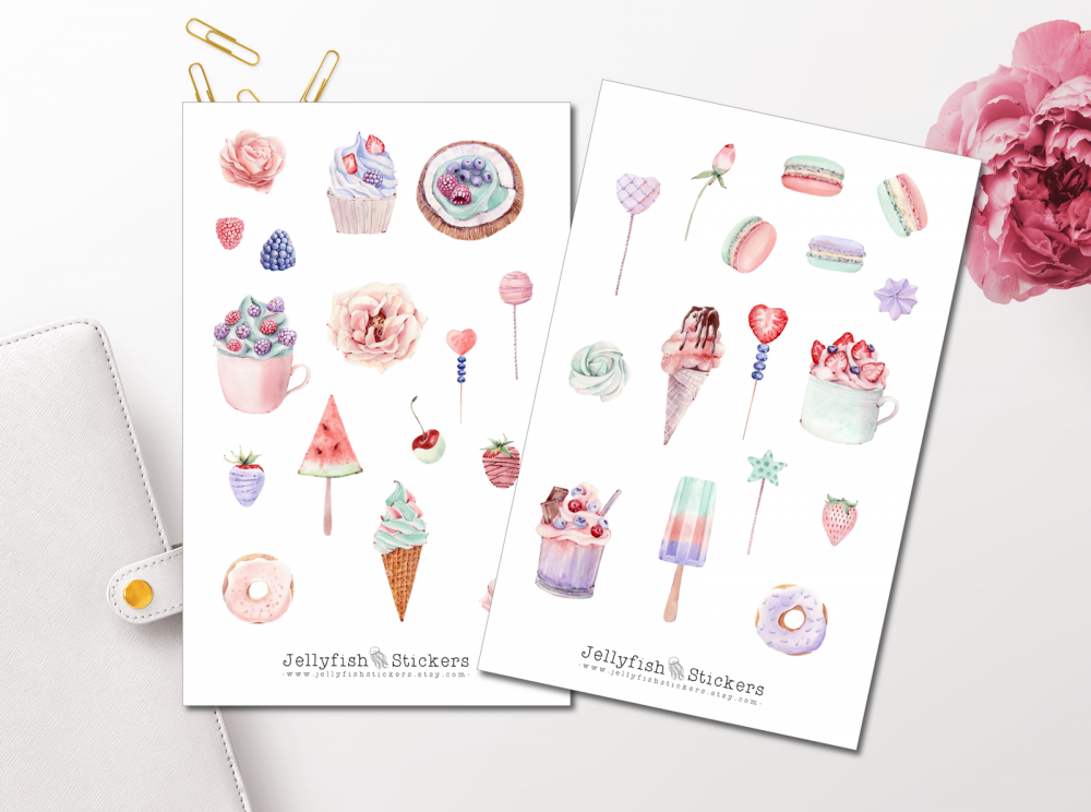 Pastel Candy Sticker Set