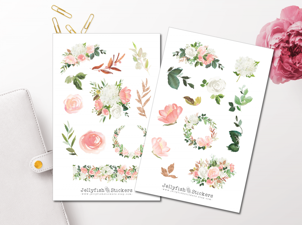 Roses Sticker Set