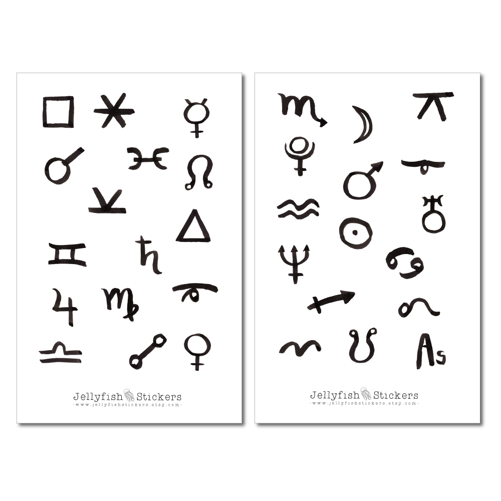 Astrology Sticker Set