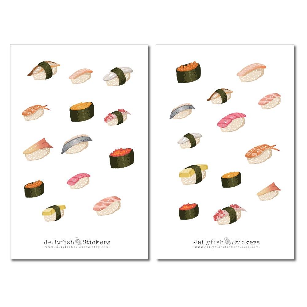 Sushi Sticker Set