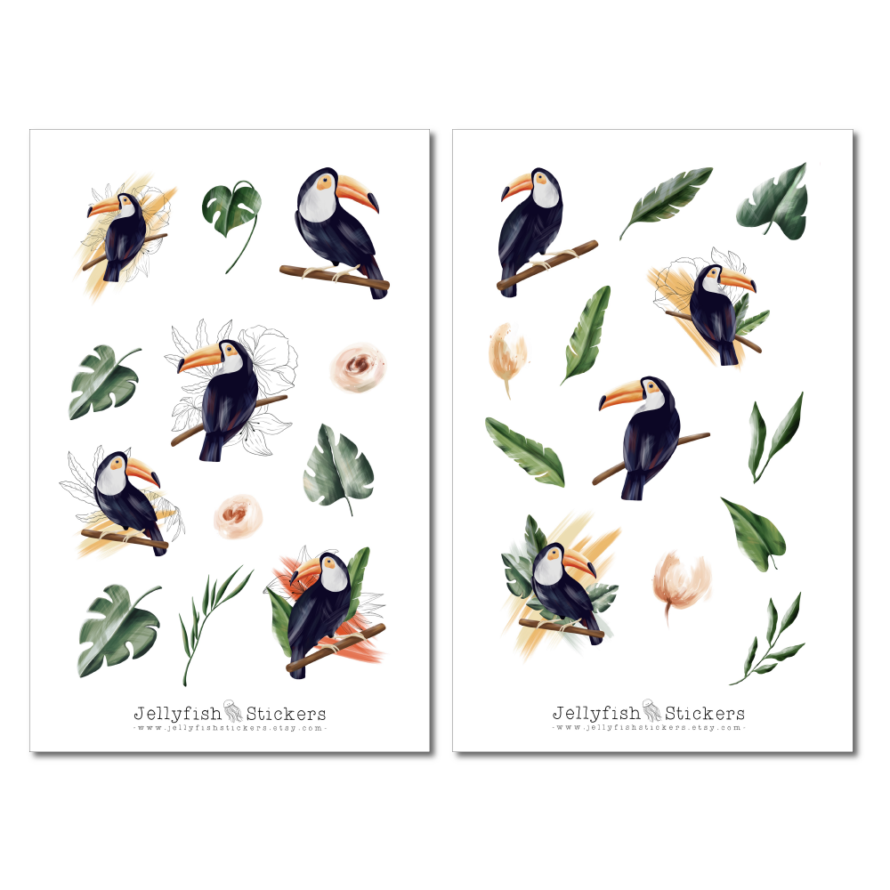 Tukan Sticker Set