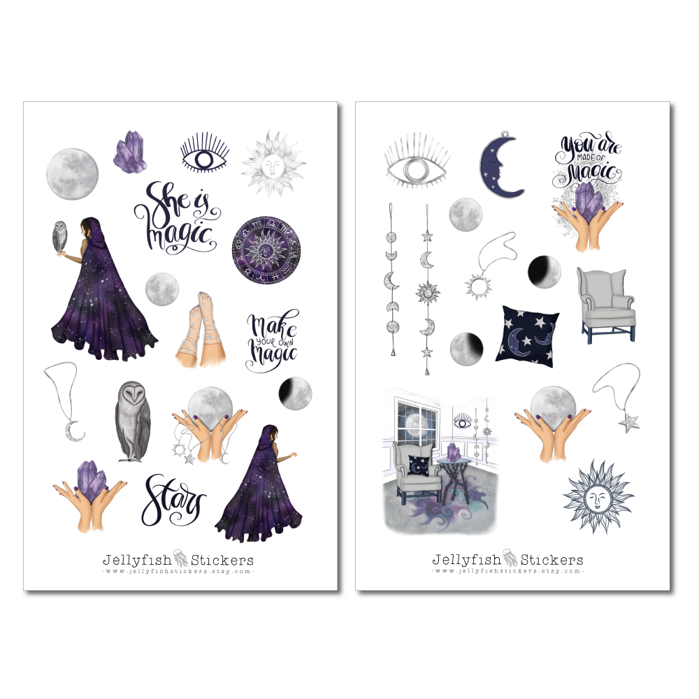 Girls Magic Sticker Set