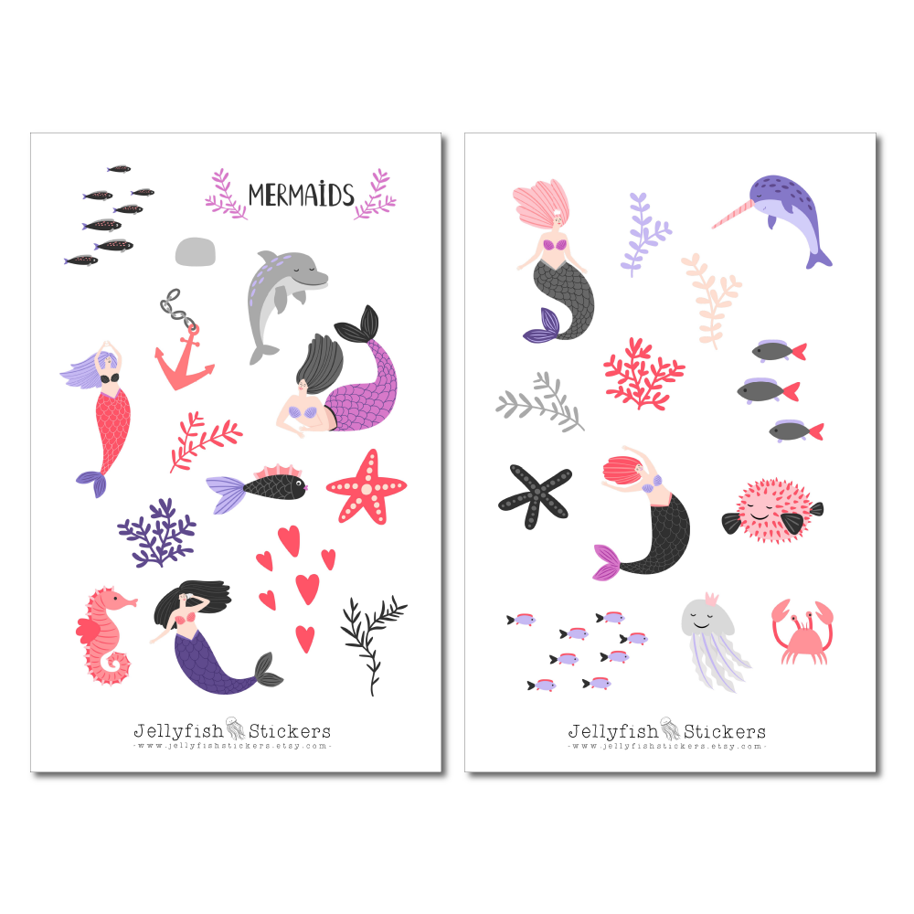 Mermaid Sticker Set