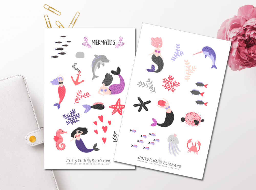 Mermaid Sticker Set