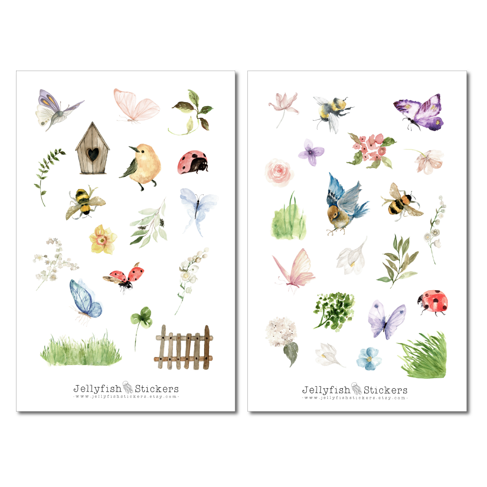 Garten Sticker Set