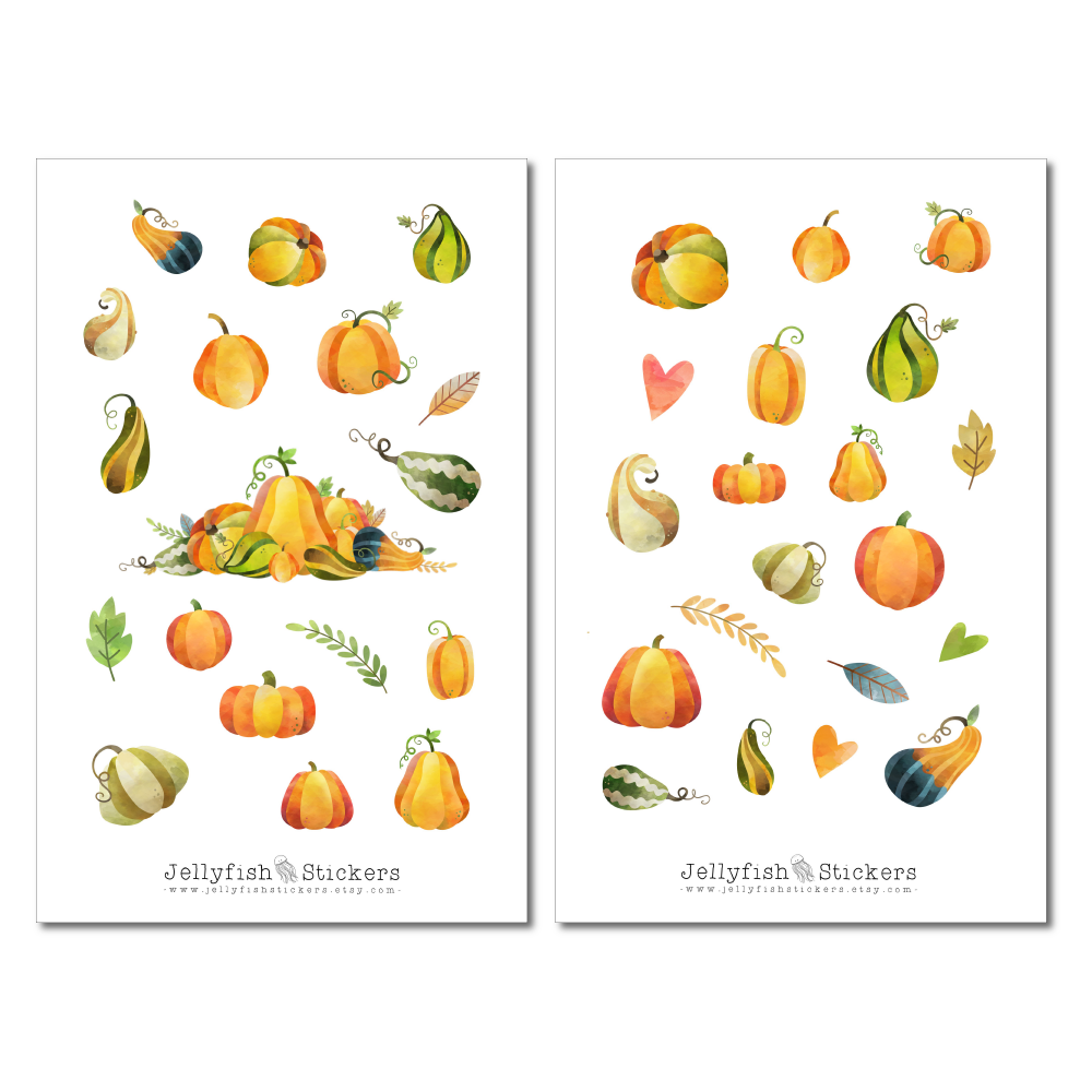 Pumpkins Sticker Set