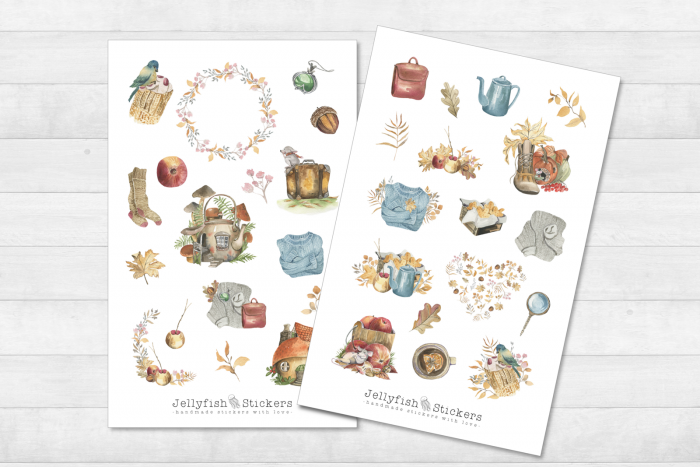 Herbst Sticker Set