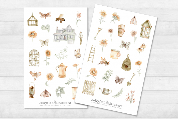 Landhaus Sticker Set