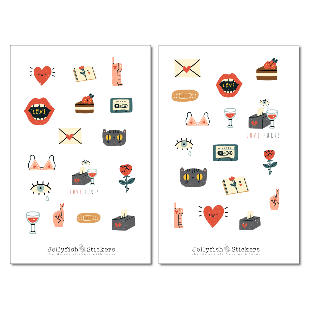 Planer Sticker Set