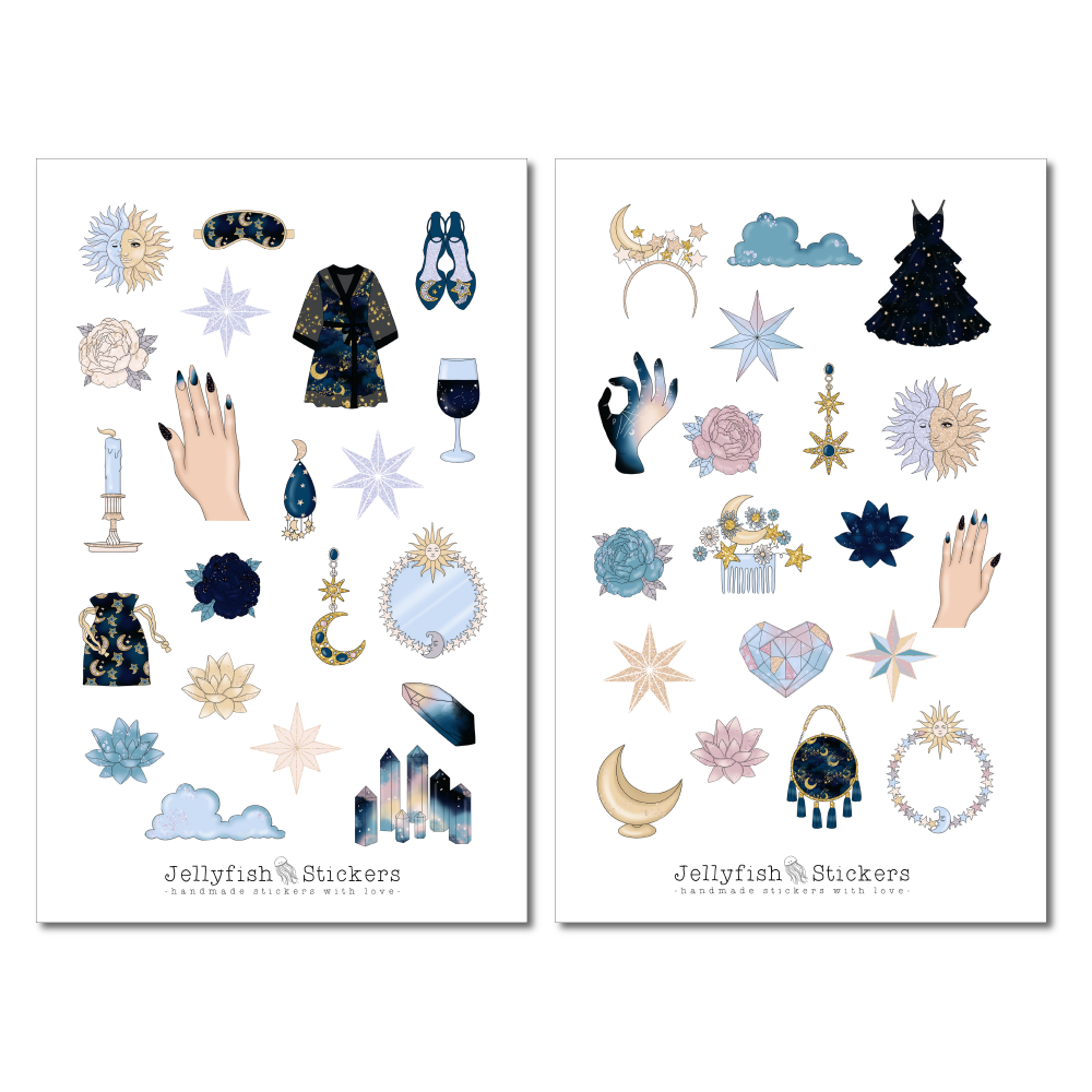 Mädchen Magie Sticker Set