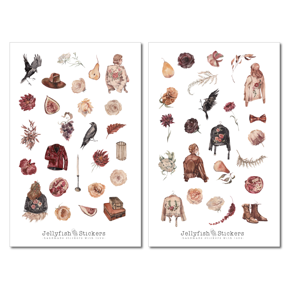 Herbst Sticker Set