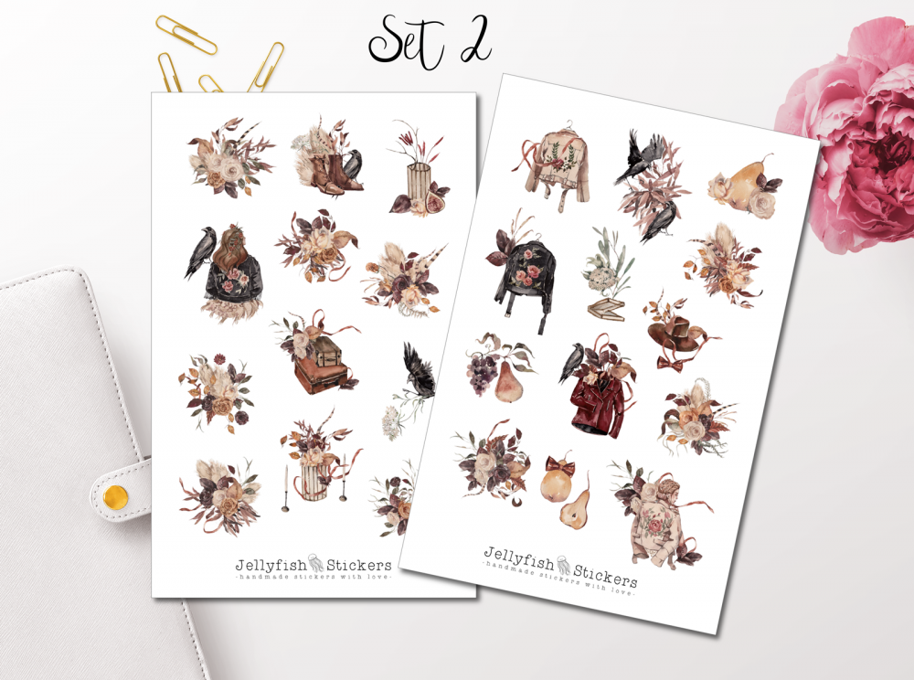 Herbst Sticker Set