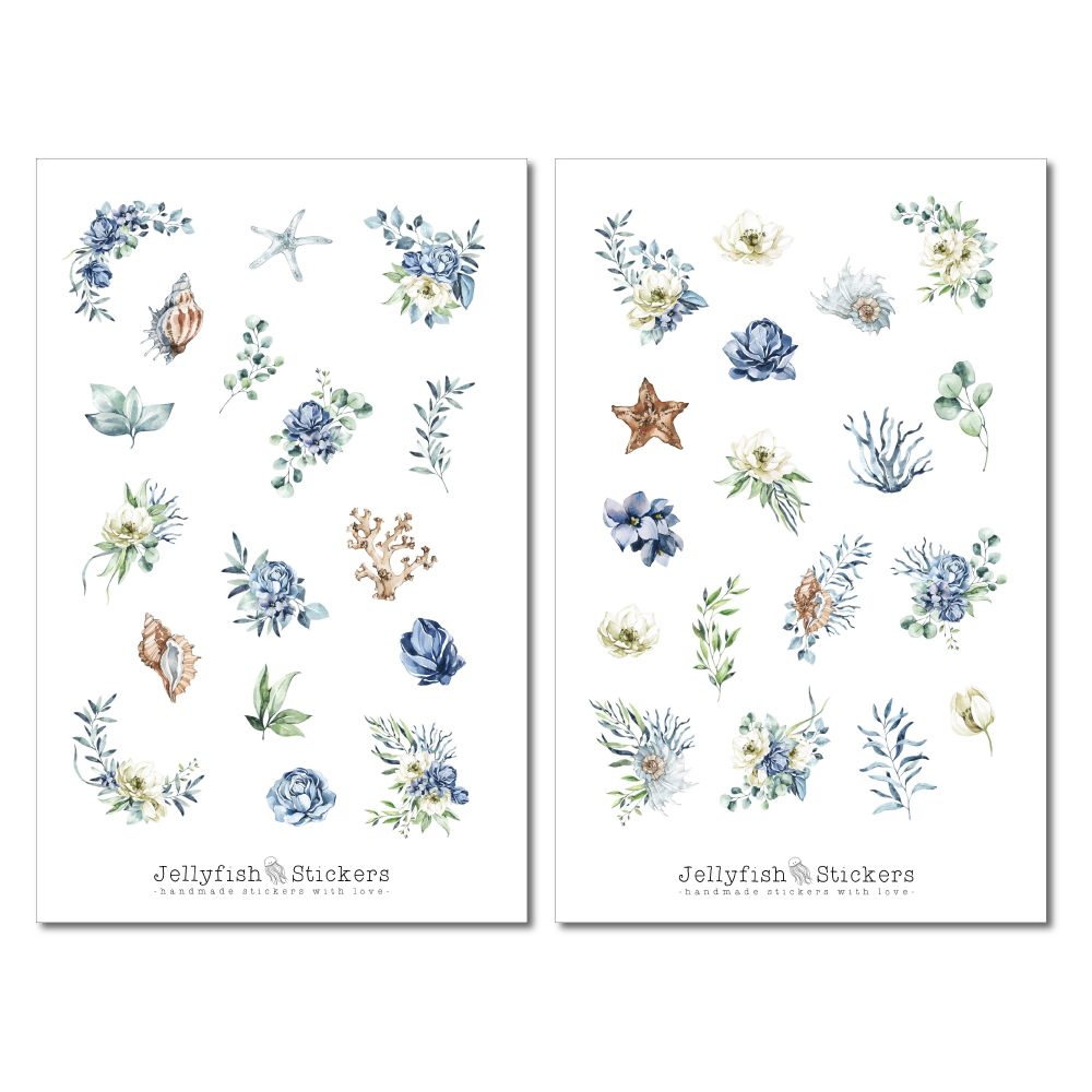 Sea Creatures Sticker Set